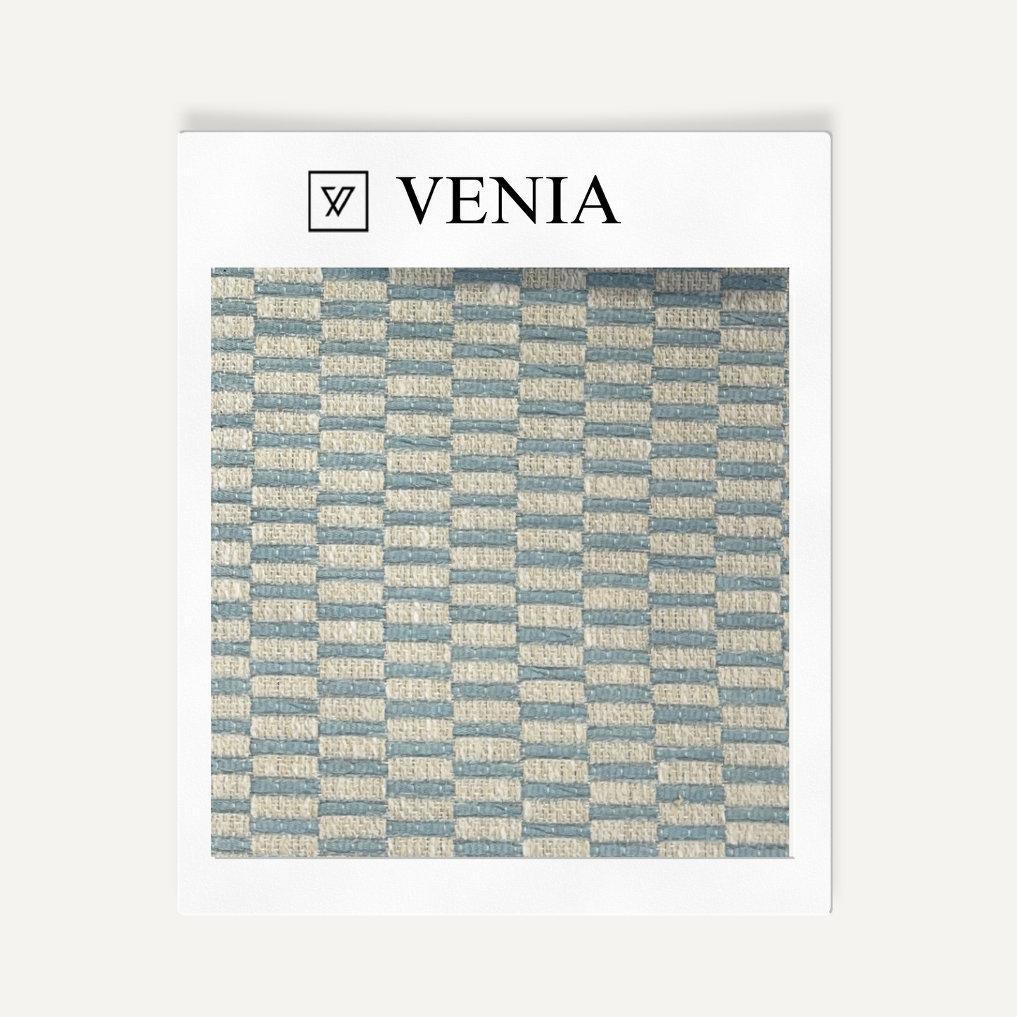 Basketweave Fabric - Ice Blue