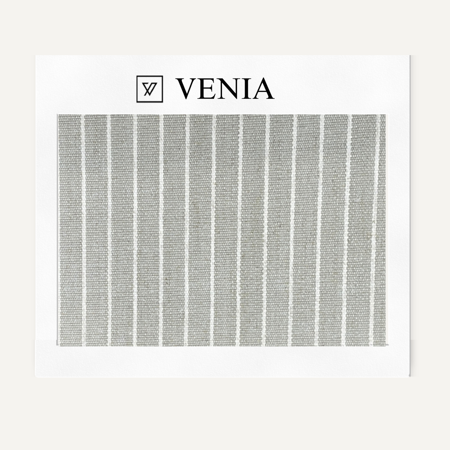 Pinstripe Fabric - Grey
