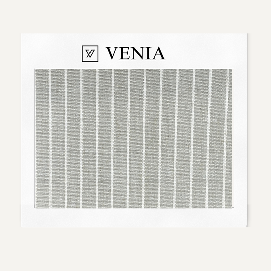 Pinstripe Fabric - Grey