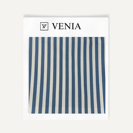 Classic Stripe Fabric - Navy Blue