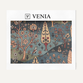Meadowlark Fabric - Blue