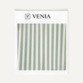 Classic Stripe Fabric - Sage Green