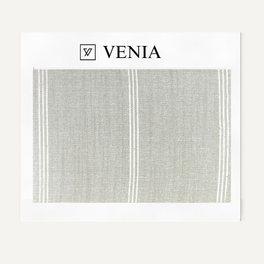 Earthy Striped Fabric - Grey