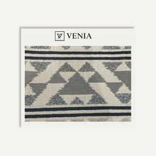 Nomad Kilim Fabric - Tonal Grey