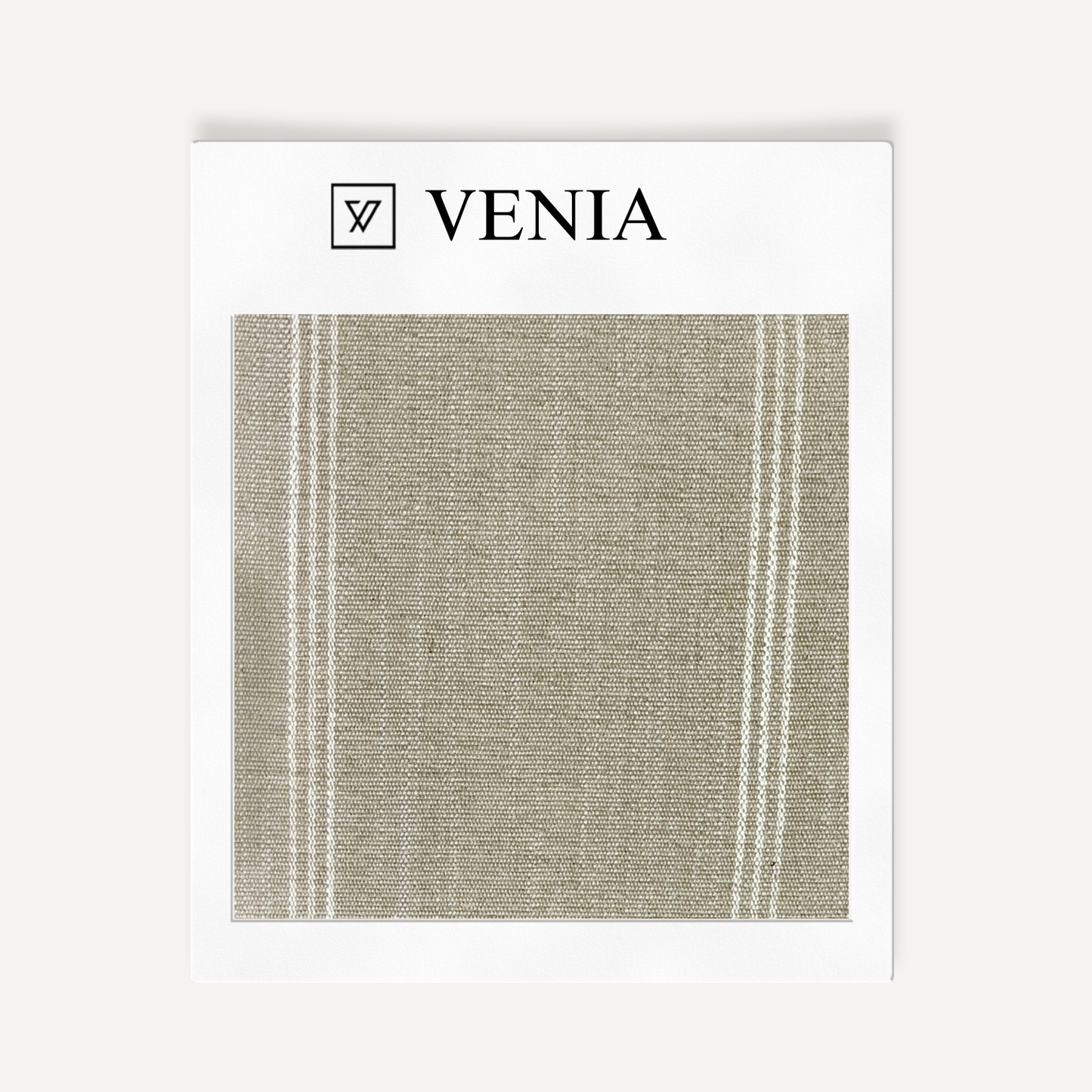 Earthy Striped Fabric - Tan