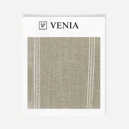 Earthy Striped Fabric - Tan