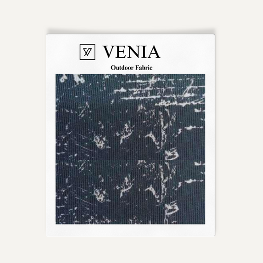 Outdoor Cord Fabric - Distressed Petrol Blue