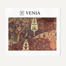 Meadowlark Fabric - Brown