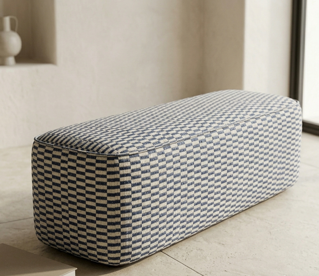Basketweave Fabric - Navy Blue