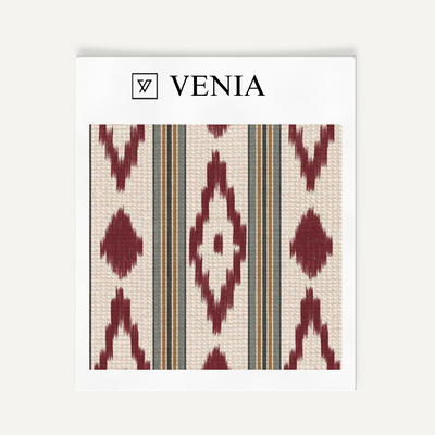 Caravan Trail Fabric – Maroon
