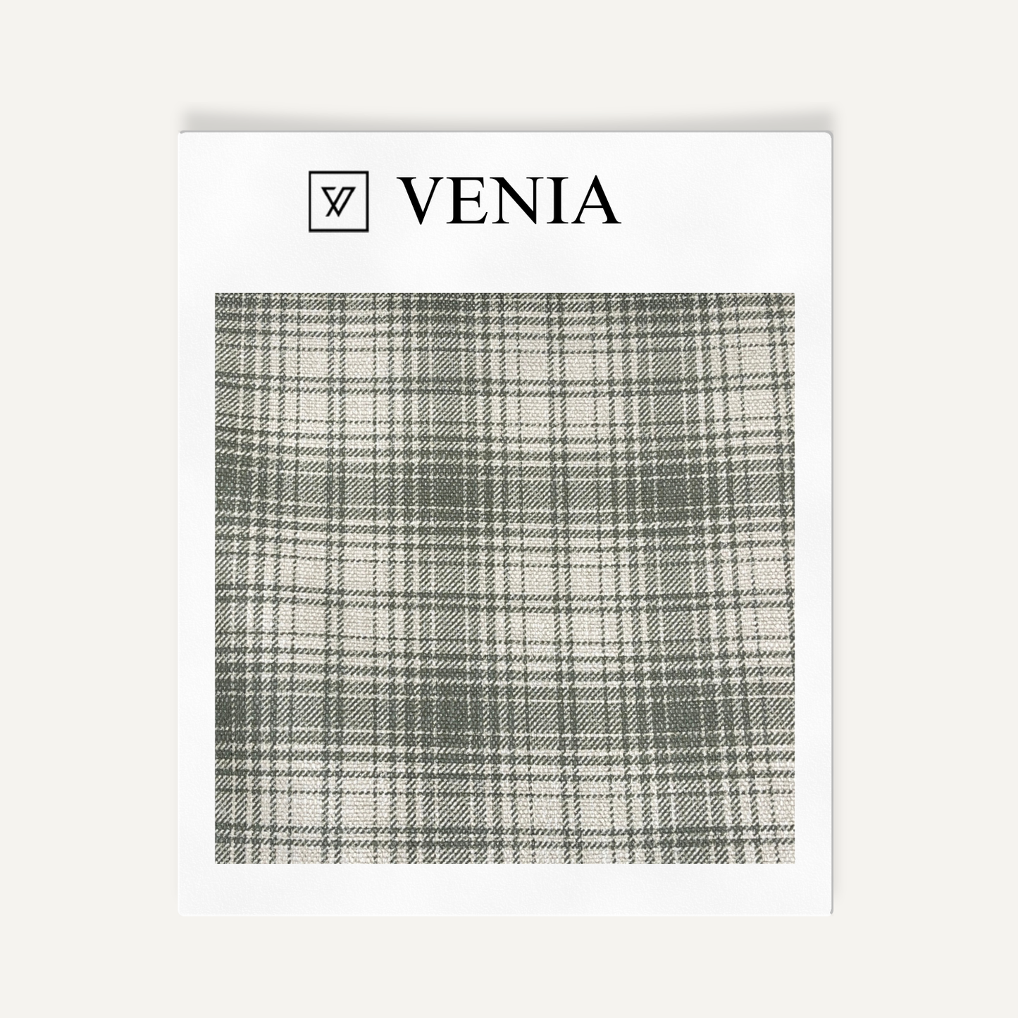 Tartan Check Fabric - Green