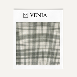 Tartan Check Fabric - Green