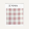 Picnic Check Fabric - Blush Pink