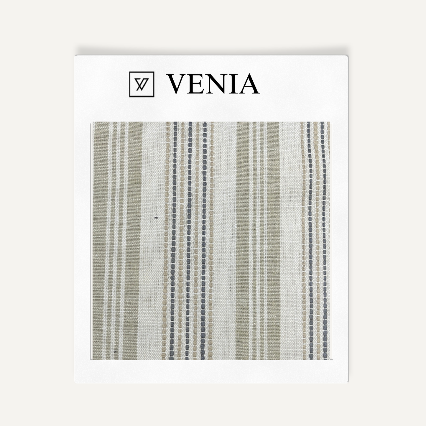 Chalk & Cheese Striped Fabric - Sage Green