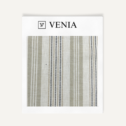 Chalk & Cheese Striped Fabric - Sage Green