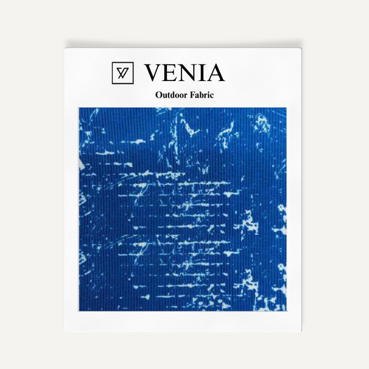 Outdoor Cord Fabric - Distressed Blue