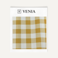 Picnic Check Fabric - Mustard