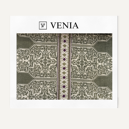 Spice Route Impressions Fabric - Green