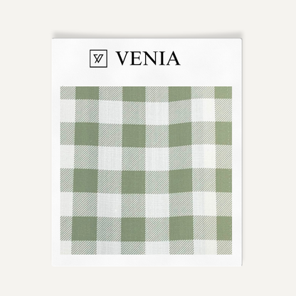Picnic Check Fabric - Sage Green