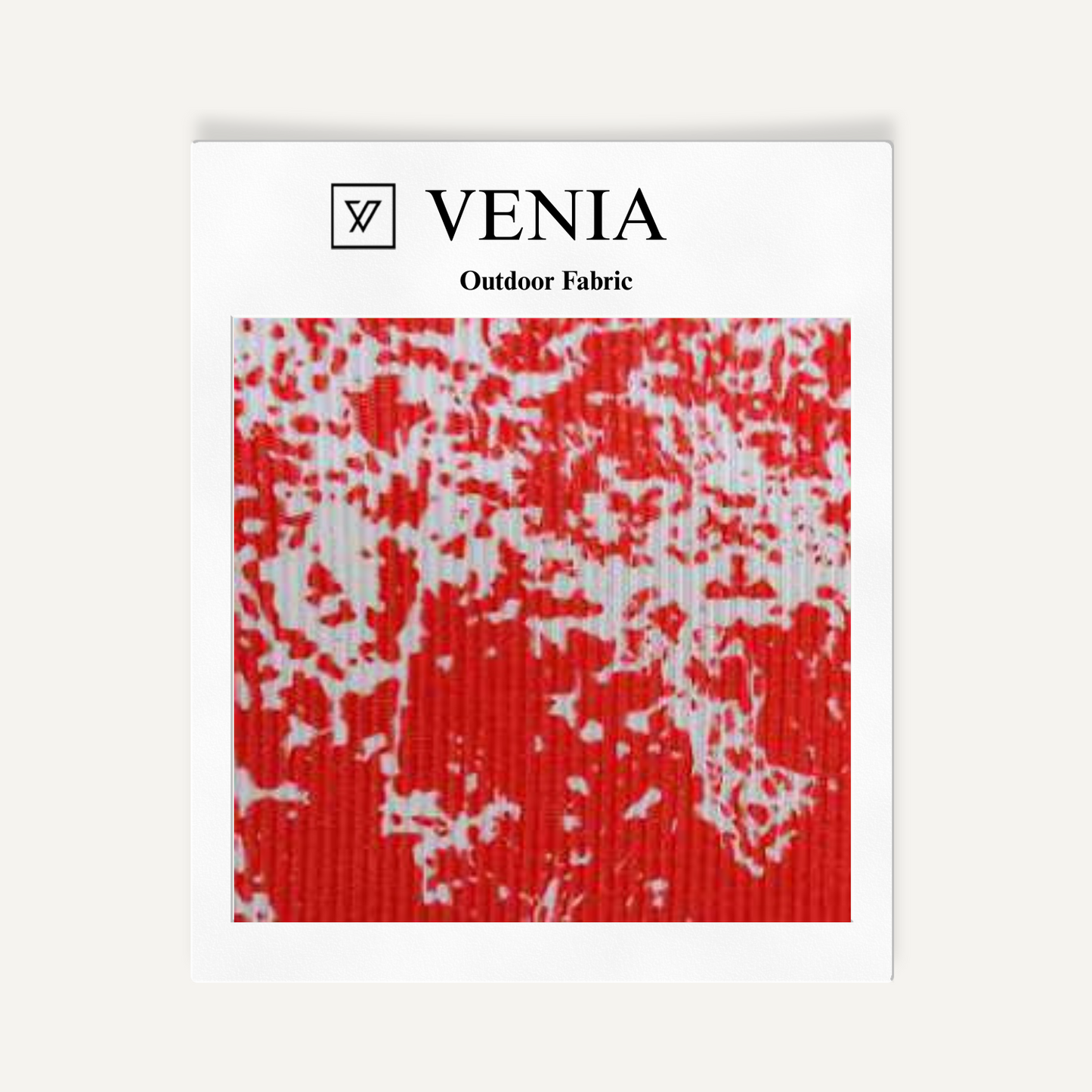 Outdoor Cord Fabric - Distressed Red