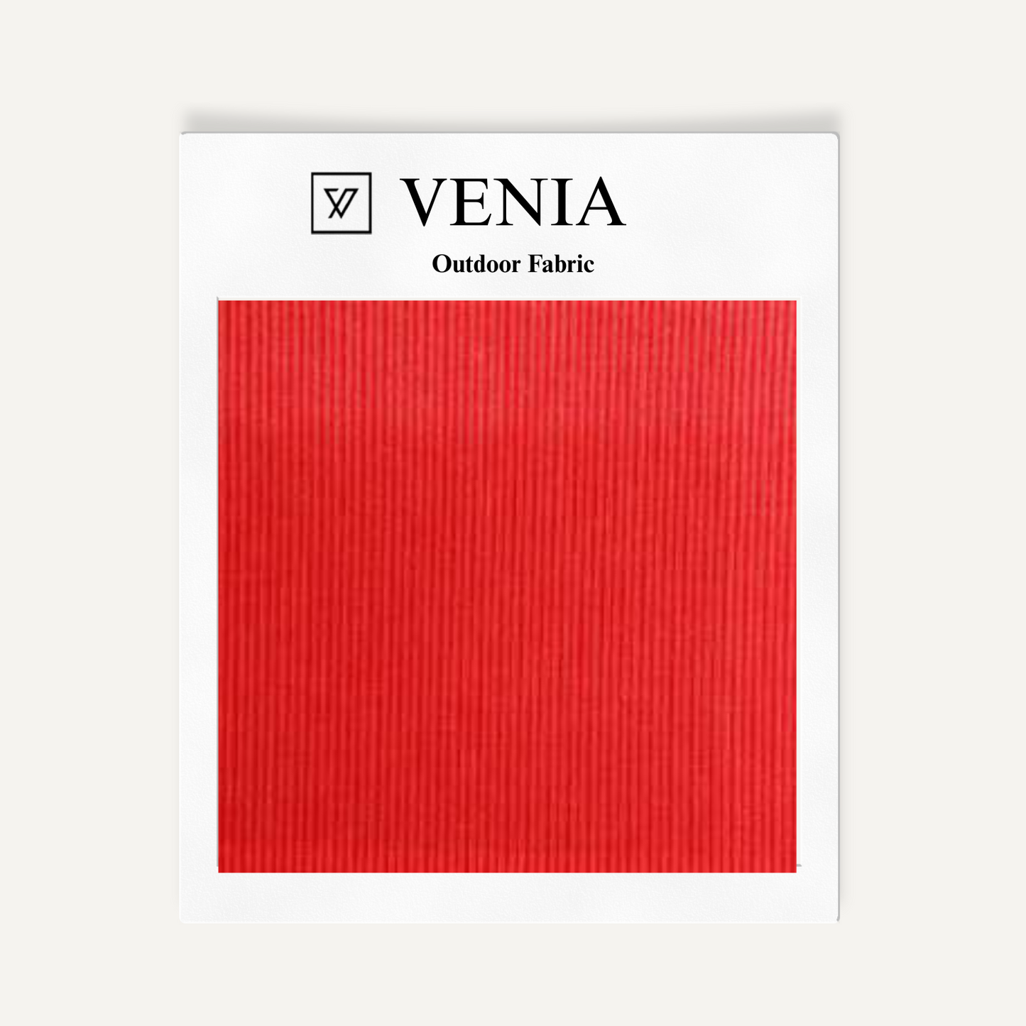 Outdoor Cord Fabric - Bright Red