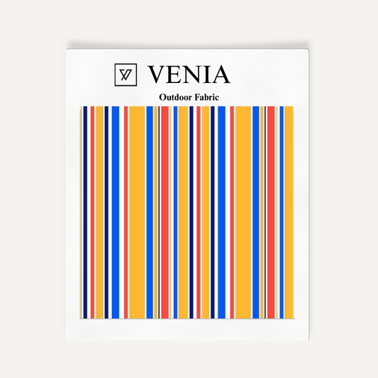 Outdoor Printed Fabric - Multi Stripes I