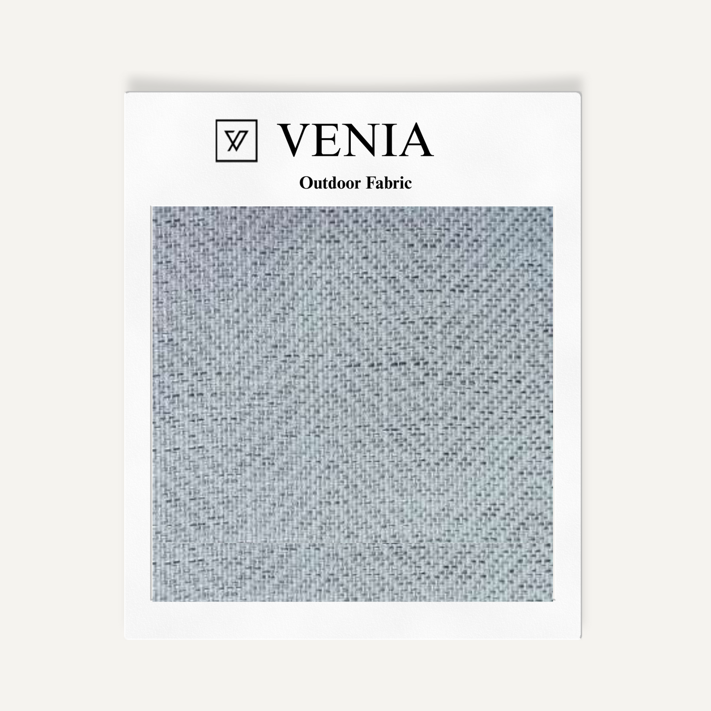 Chevron Weave Outdoor Fabric - Grey