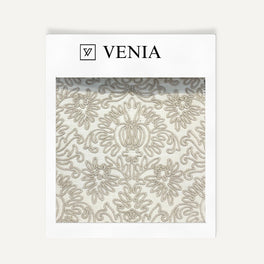 Rope Damask Fabric – Beige
