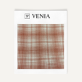 Tartan Check Fabric - Terracotta