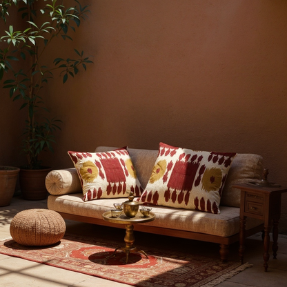 Trellis Stripe Cushion