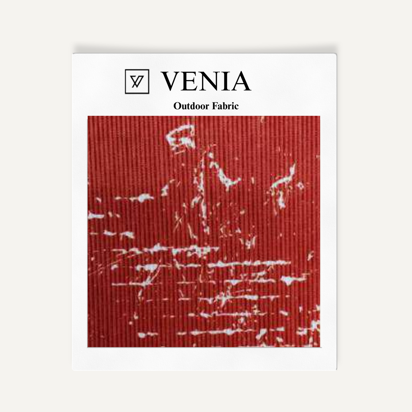 Outdoor Cord Fabric - Distressed Crimson