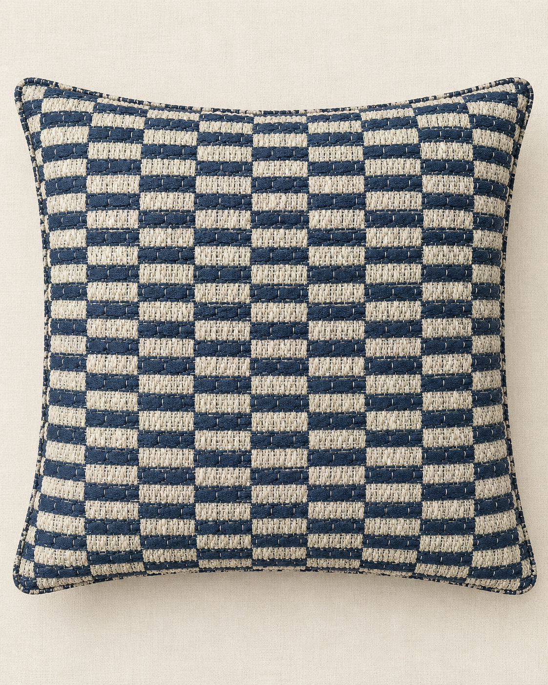 Basketweave Fabric - Navy Blue