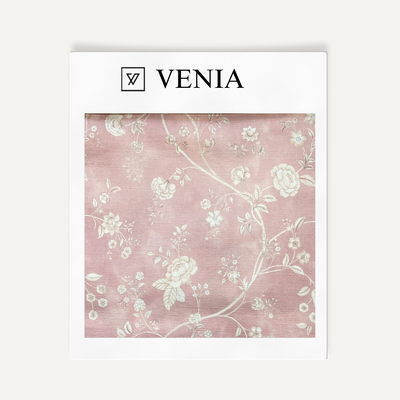 Neerja Floral Fabric - Pink