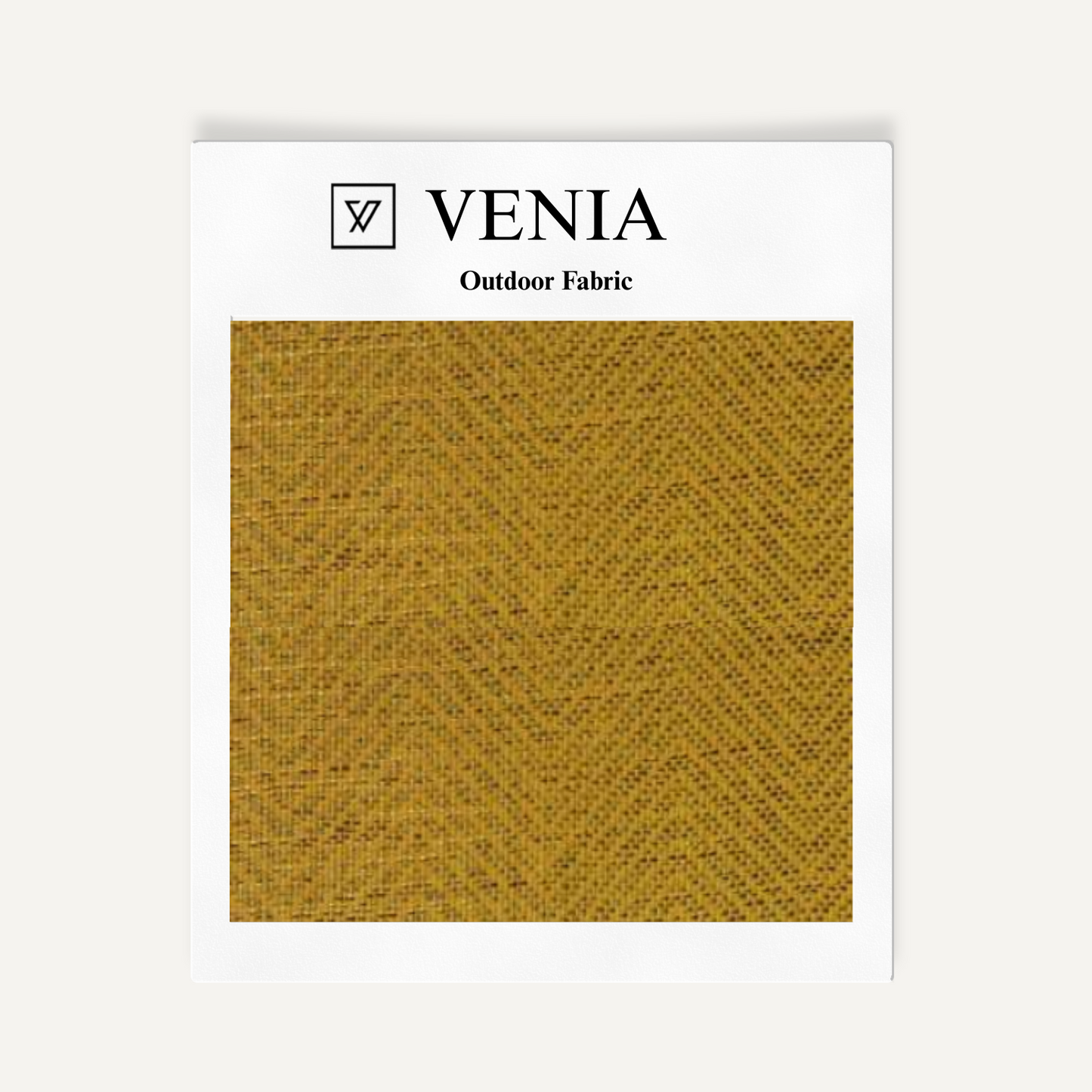 Chevron Weave Outdoor Fabric - Luxor Gold