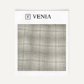 Tartan Check Fabric - Grey