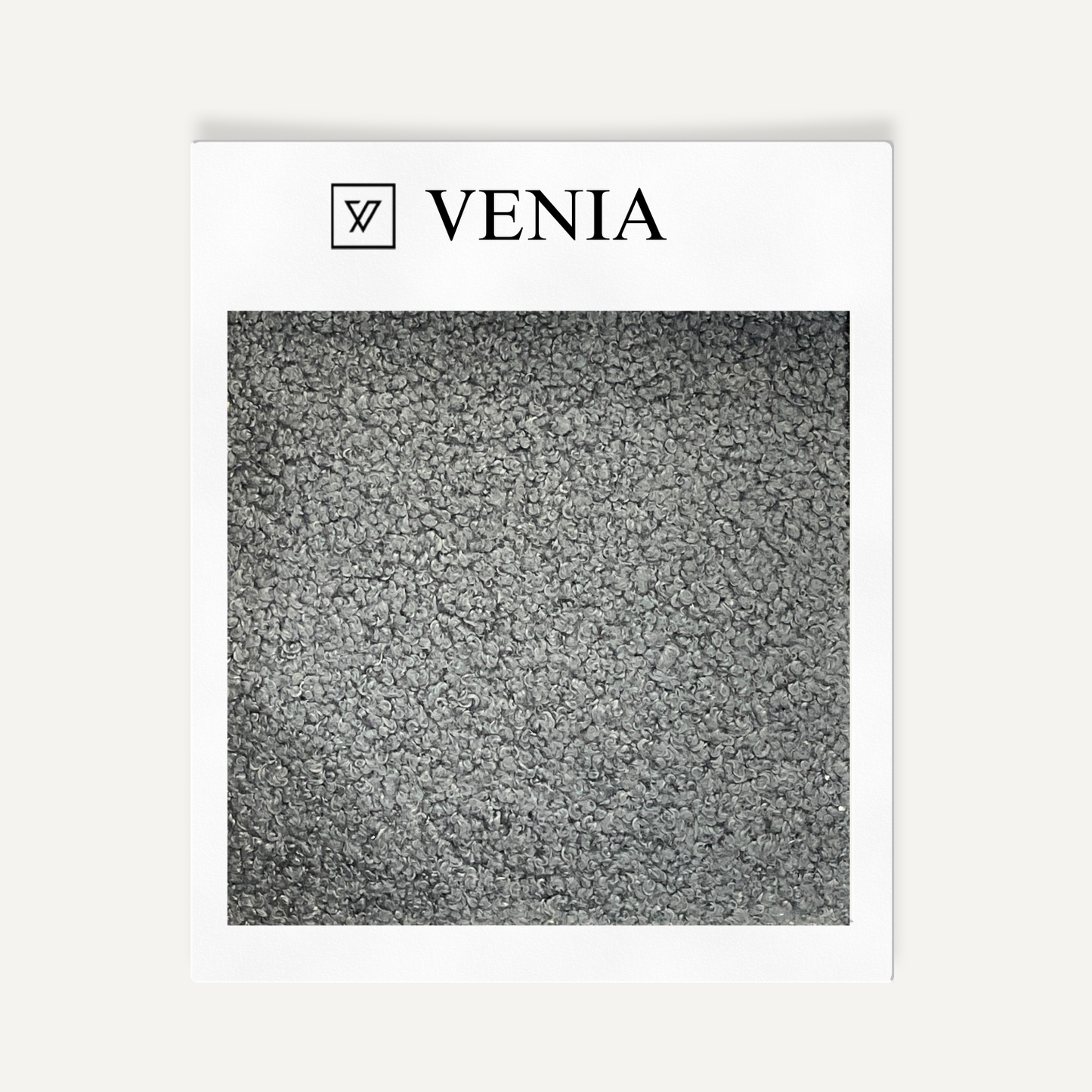 Performance Bouclé Fabric - Grey