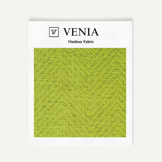 Chevron Weave Outdoor Fabric - Light Green