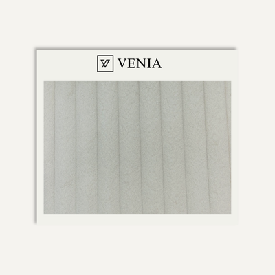 Plush Ridges Faux Fur Fabric - Pearl