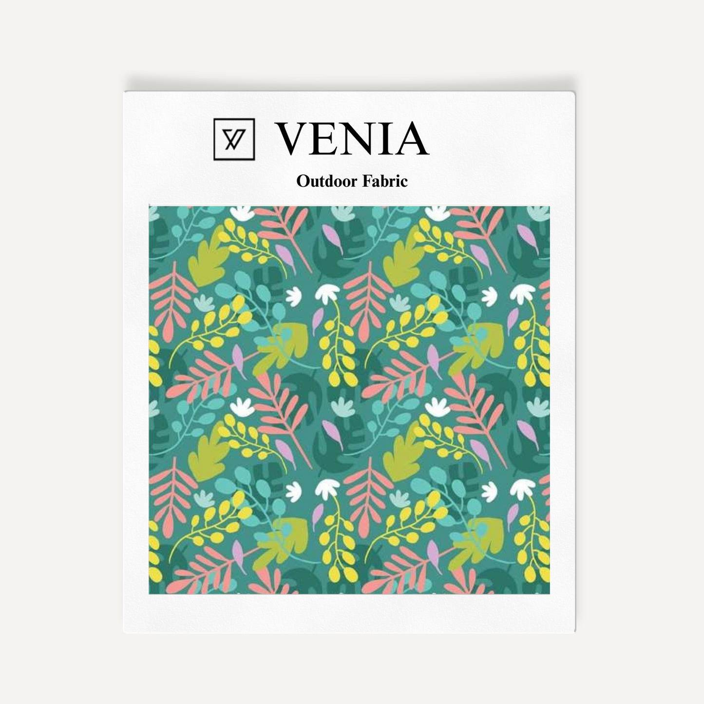 Outdoor Printed Fabric - Tropical Leaves