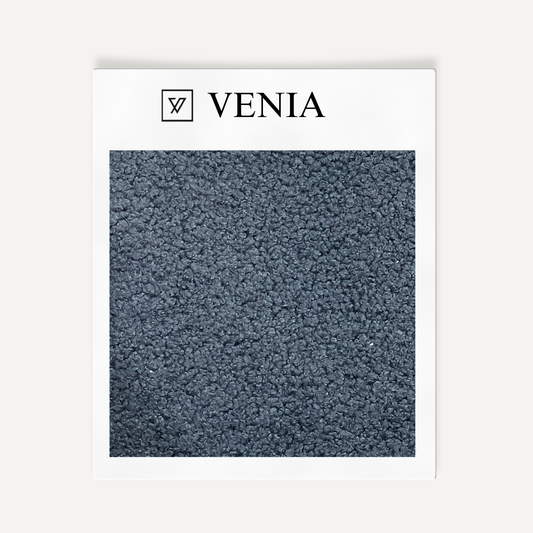 Performance Bouclé Fabric - Blue
