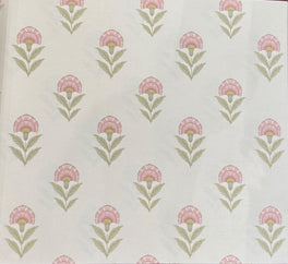 Carnation Buti Wallpaper – Soft Pink