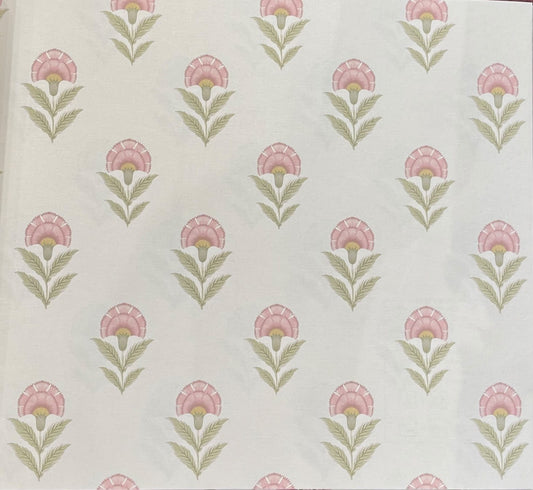 Carnation Buti Wallpaper – Soft Pink
