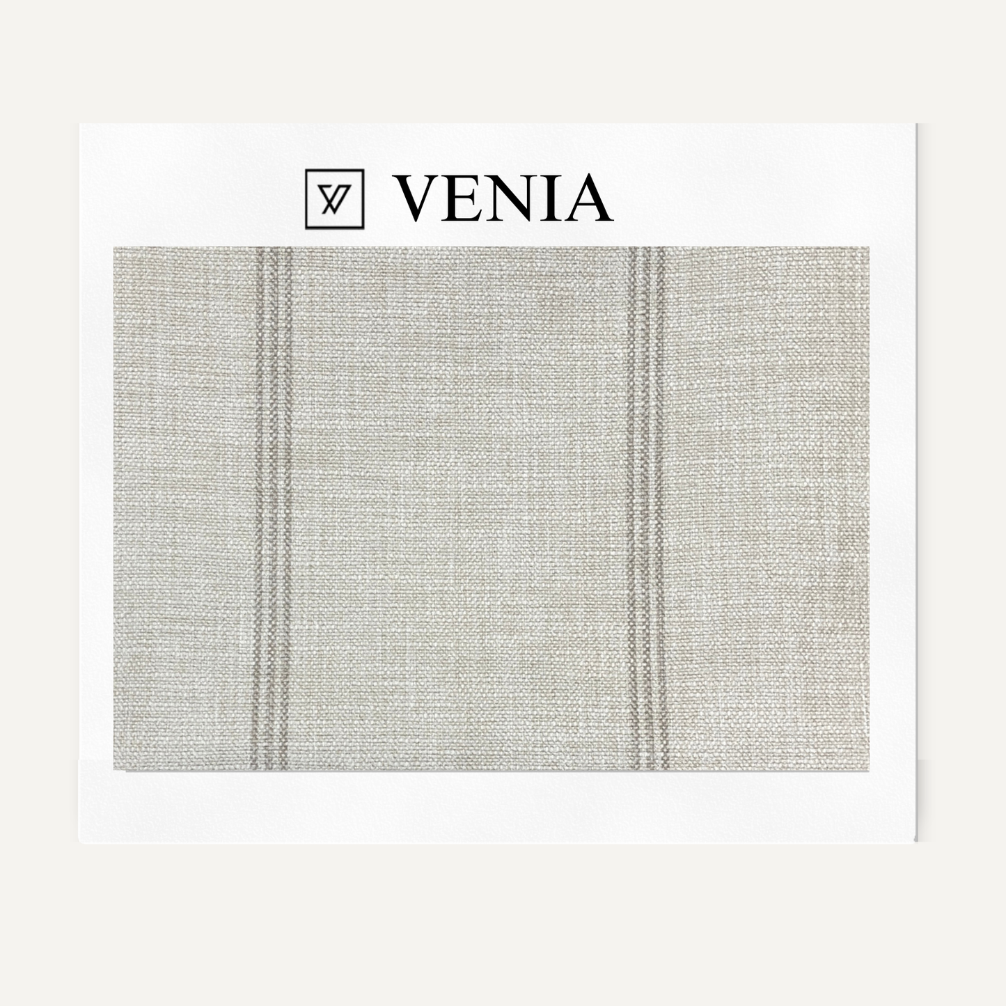 Oslo Stripe Fabric - Grey