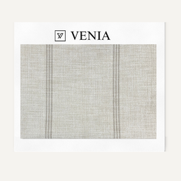 Oslo Stripe Fabric - Grey