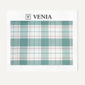 Highland Plaid Fabric - Teal Green