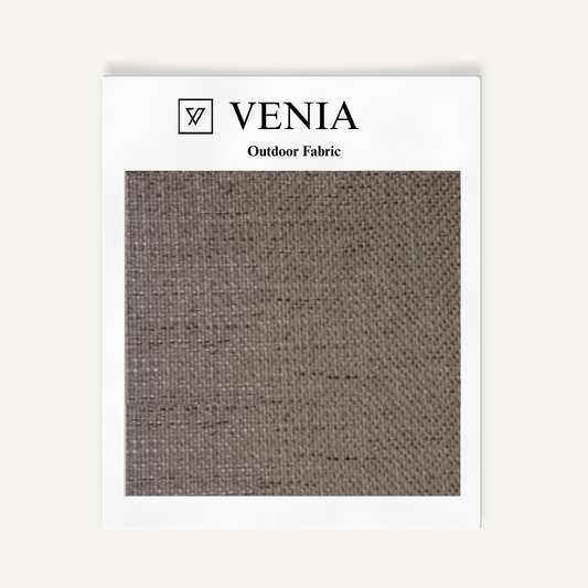 Chevron Weave Outdoor Fabric - Grey