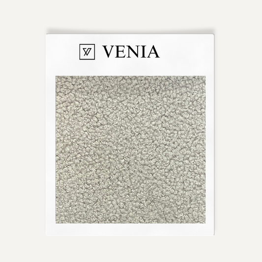 Performance Bouclé Fabric - White