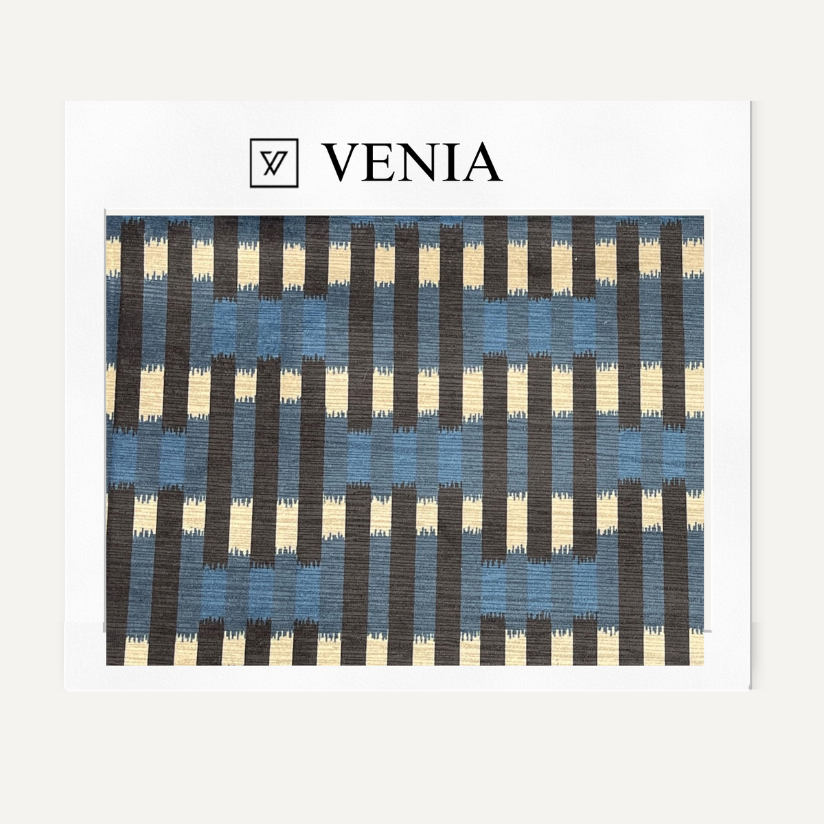 Marrakesh Stripe Fabric - Blue