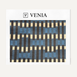 Marrakesh Stripe Fabric - Blue