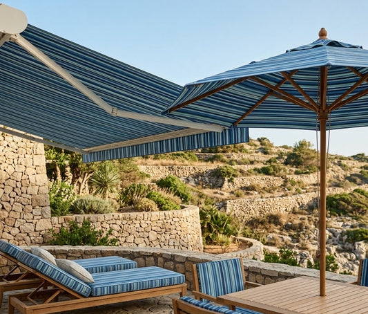 Regatta Blue Outdoor Fabric